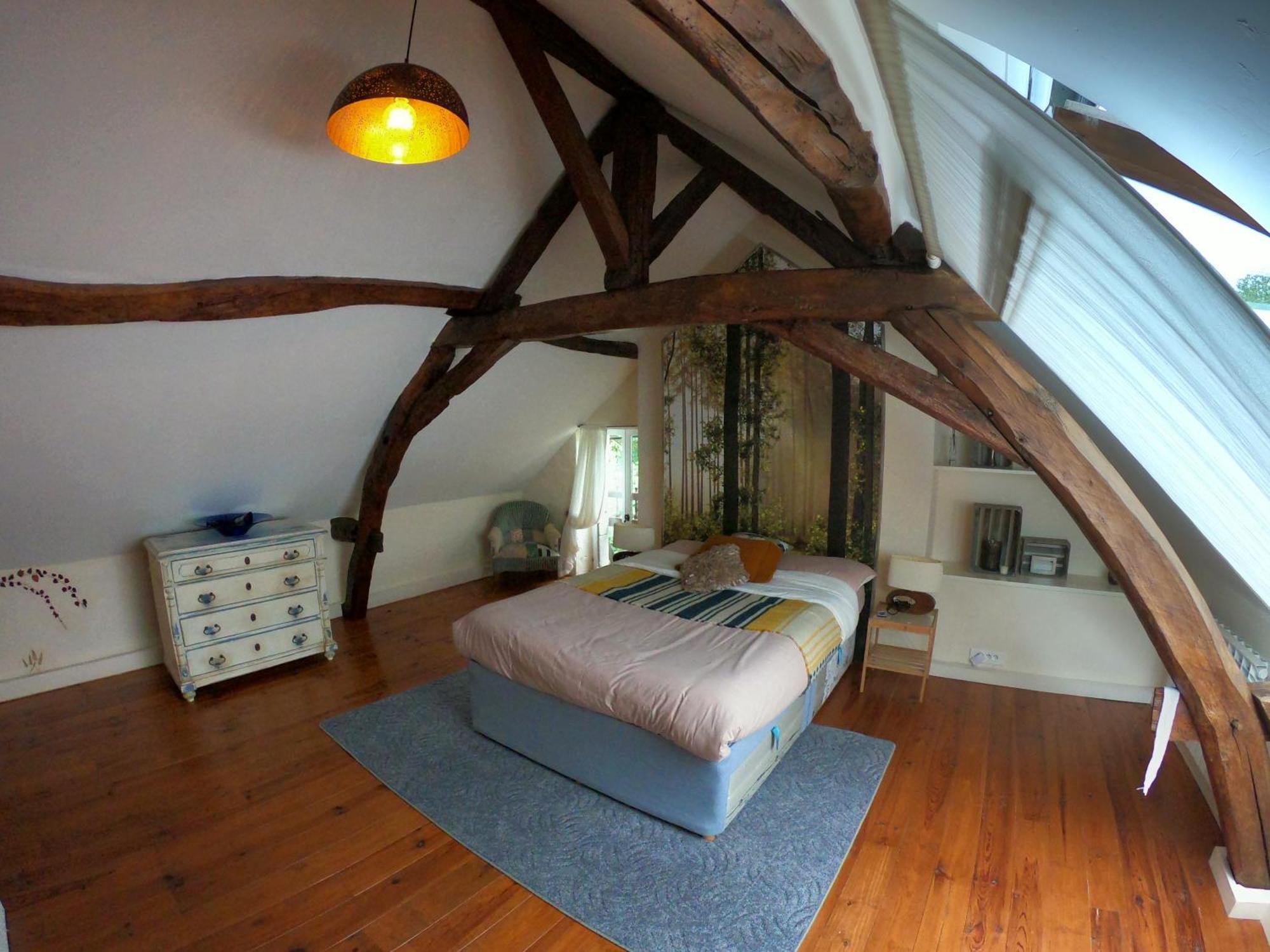 La Fortinerie Longere Farmhouse Mouliherne Extérieur photo