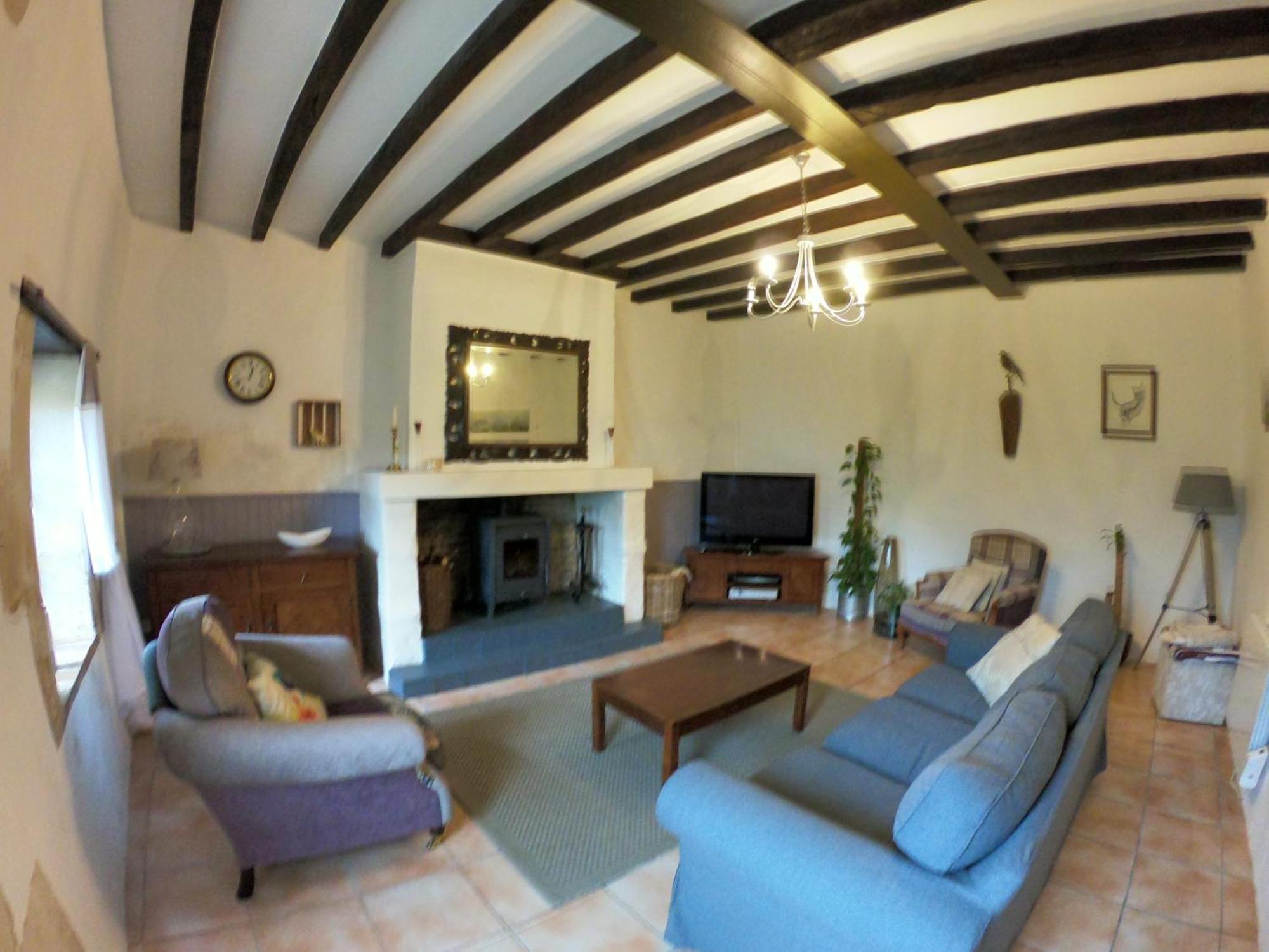 La Fortinerie Longere Farmhouse Mouliherne Extérieur photo