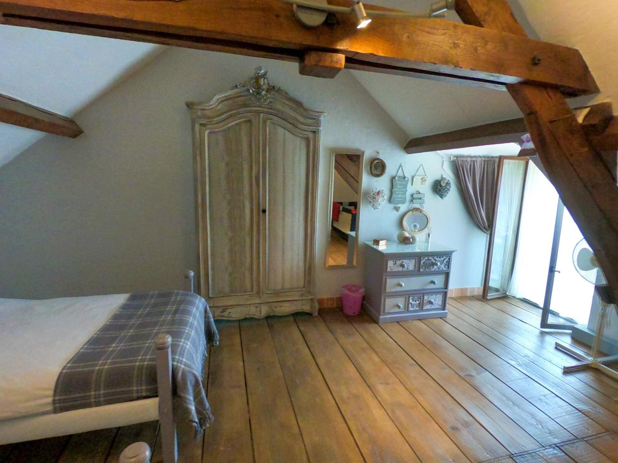 La Fortinerie Longere Farmhouse Mouliherne Extérieur photo